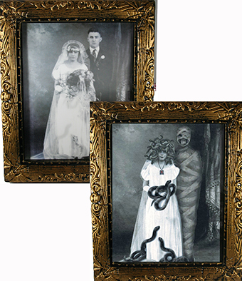 Deko Bild "Paula & Kurt " Goretraits (Hologramm Bild) 28 x 33cm